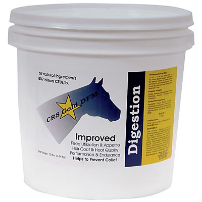 CRS Gold DFM Equine Supplement - ZKC1 - Powder - 10 lbs - 2