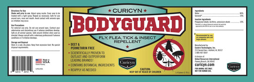 Curicyn's Bodyguard Fly, Flea, Tick and Insect Repellent - CURAT - 1.33 gallons - 3