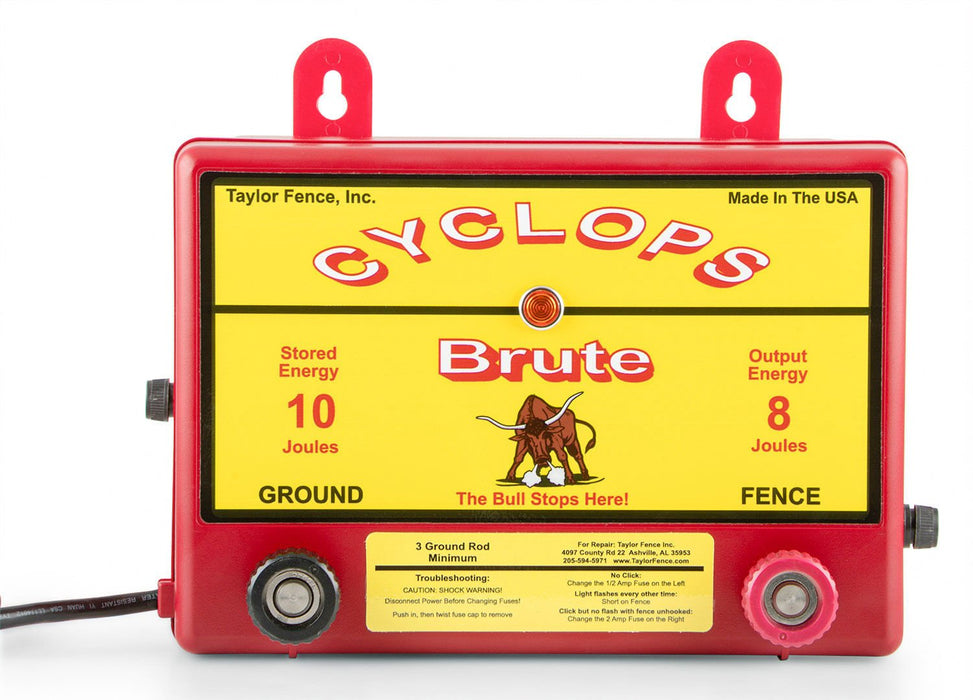 Cyclops Brute 8 Joule AC Fence Charger - TFP17 - 1