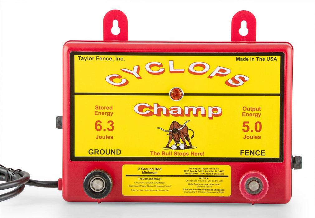 Cyclops Champ 5 Joule AC Fence Charger - TFP15 - 1