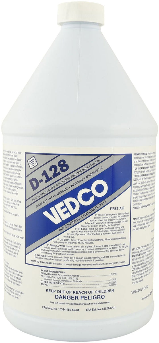 D-128 Disinfectant, Cleaner and Deodorizer, gallon — Pet Supplies