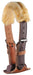 Dare Leather Cribbing Control Collar with Fleece for Horses - SCBT1 - Brown - 2