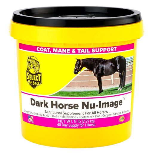 Dark Horse Nu - Image Coat, Mane & Tail Supplement for Horses - Jeffers - Animal Health & Wellness > Skin & Coat Care