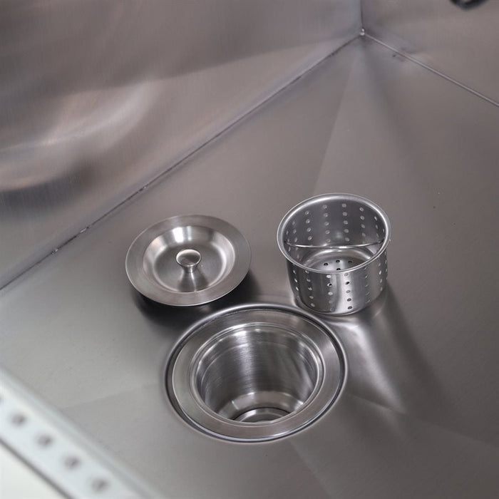Davis Professional Stainless Steel Bathing Tub for Dogs - DDNM - 53"H x 27.5"W x 50"L - 5