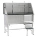 Davis Professional Stainless Steel Bathing Tub for Dogs - DDNM - 53"H x 27.5"W x 50"L - 2