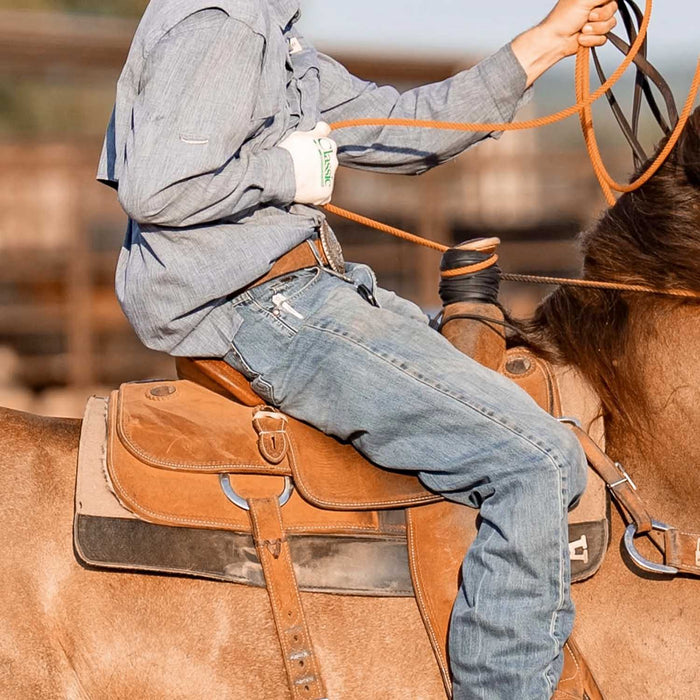 Deluxe Roping Gloves, 12-Pack - CR1XE - Small - White - 12 Pack - 2