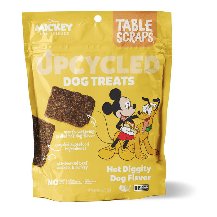 Disney Table Scraps Dog Treats  All Natural, USA Made, Upcycled Ingredients, 5 oz - PH3C - Hot Diggity Dog - 5 oz - 8