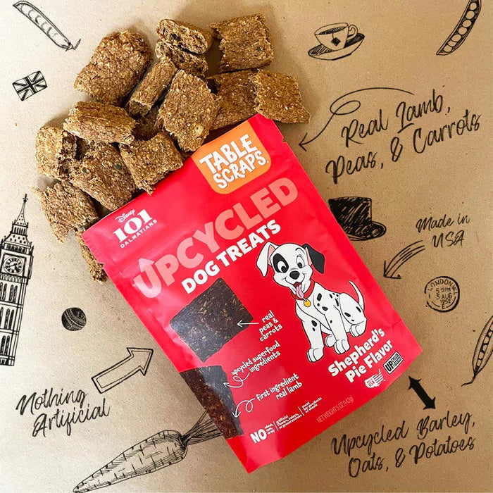 Disney Table Scraps Dog Treats  All Natural, USA Made, Upcycled Ingredients, 5 oz - PH3E - Shepherd's Pie - 5 oz - 25