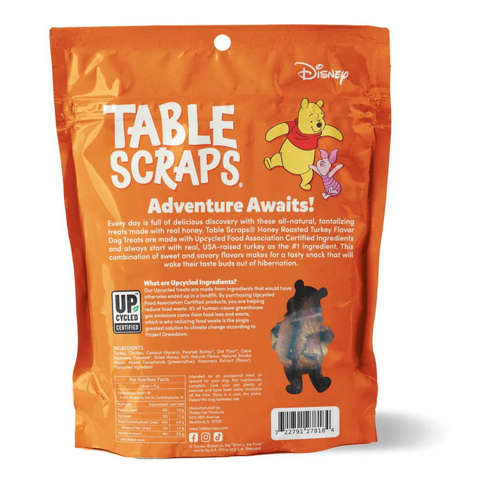 Disney Table Scraps Dog Treats  All Natural, USA Made, Upcycled Ingredients, 5 oz - PH3F - Roasted Turkey - 5 oz - 30