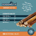 Dogginstix Bully Stick Dog Chew, All - Natural, Grass - Fed Beef, Odor - Free - DG2C - 6"L - Jumbo - 7