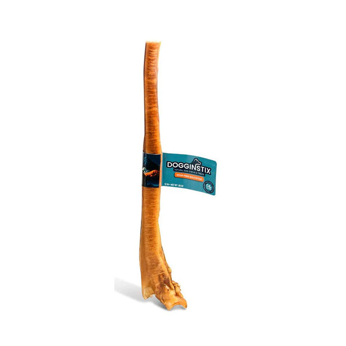 Dogginstix Bully Stick Dog Chew, All - Natural, Grass - Fed Beef, Odor - Free - DG2F - 12"L - Jumbo - 17