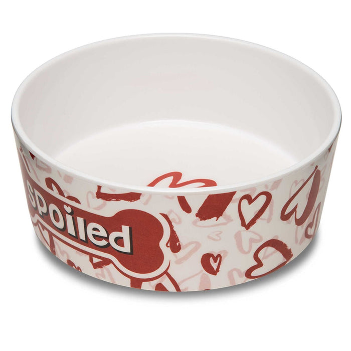 Dolce Moderno Skid - Resistant Dog Bowl – Dishwasher Safe, Skid - Resistant, BPA - Free - ZO111 - Spoiled - Small - 9