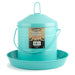 Double - Tuf 17 lb Painted Poultry Feeder, Seafoam Green - M332 - 1