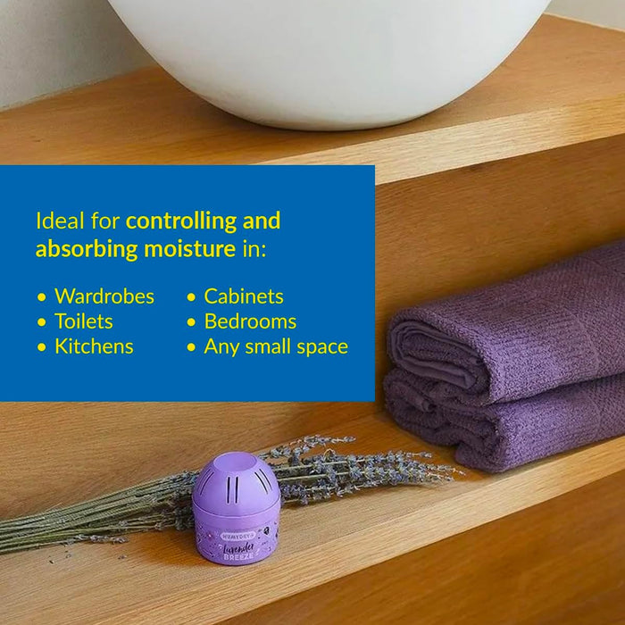 Humydry Mini Moisture Absorber & Air Freshener Color Purple