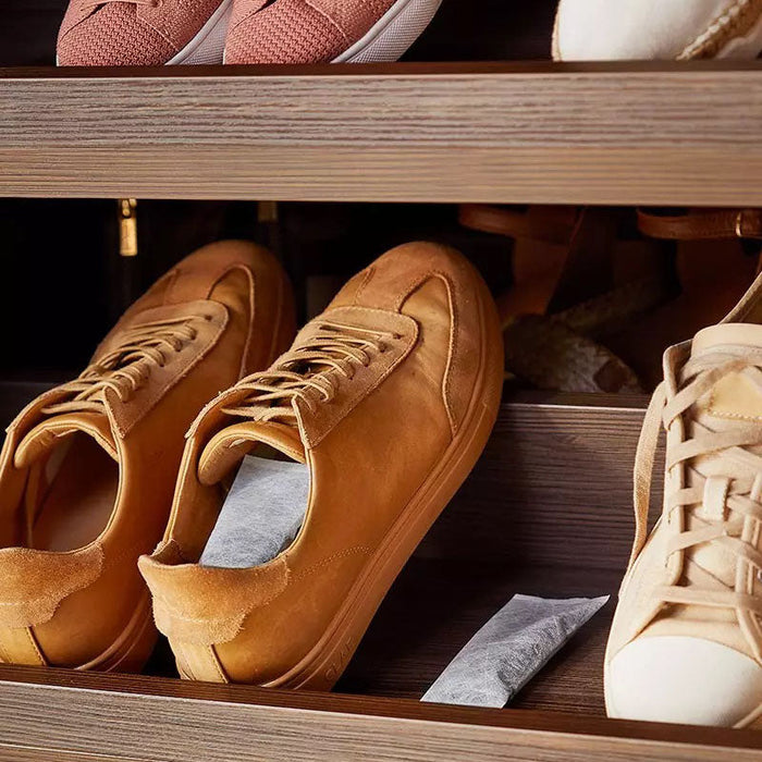 Humydry 4 Pack Odor Absorber, 100% Natural Charcoal, Unscented Count 