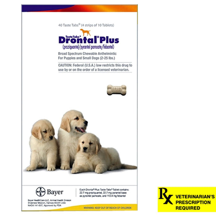 Taste Rx Express Drontal Plus Dog Dewormer Taste Tabs — Pet Supplies 4 Less