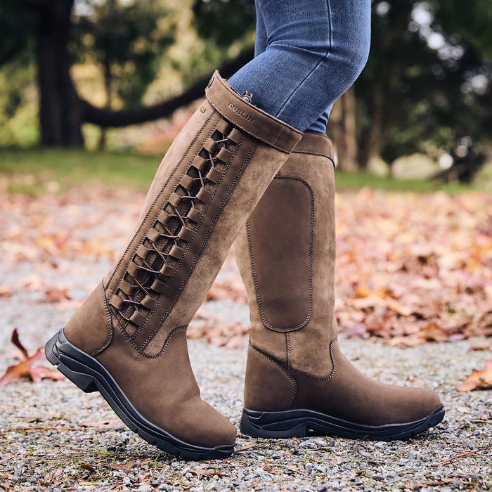 Dublin Ladies Pinnacle III Boots – All - Day Comfort Waterproof Leather Boots - KOGAM - Chocolate Brown - 7 - 7