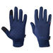 Dublin PolarTec Fleece Equestrian Riding Gloves - KOALB - Navy - XSmall/5 - 1