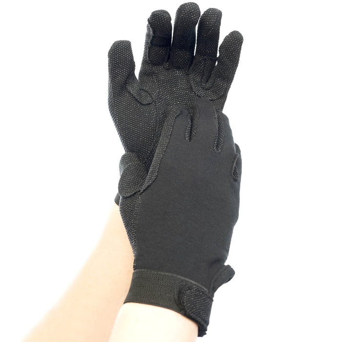 Dublin Track Equestrian Riding Gloves - KOAMA - Black - XSmall/5 - 2