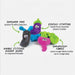 Duraplush Peas in a Pod Dog Toy, 4 - Toys - In - One - CD2AN - Medium - 1 ct - 2