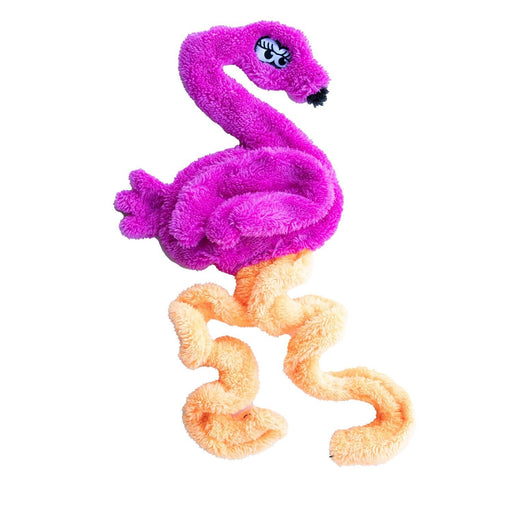 Duraplush Springy Flamingo Dog Toy, Medium - CD2AY - Large - Assorted - 1 ct - 1