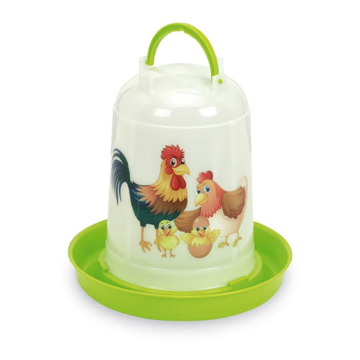 Eco - Friendly Poultry Feeder, 5L – Happy Range Chicken Feeder - GAUD6 - Green Lemon - 5 Liter - 1 ct - 2