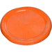 Ecolast Flat Tire Rubber Flyer Dog Toy - CD2BX - Orange - Medium (8"D) - 1 ct - 7