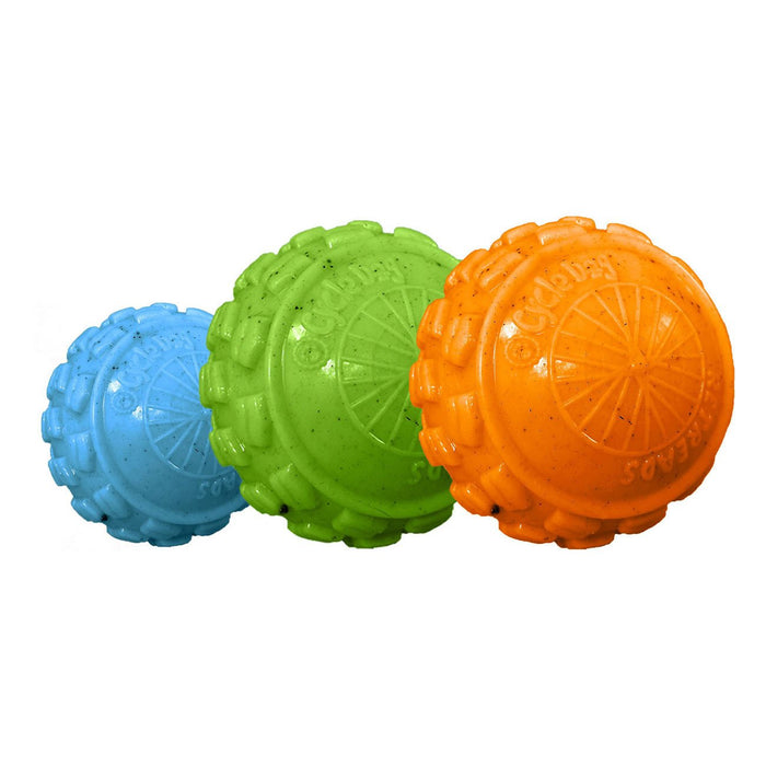 Ecolast High Roller Rubber Dog Toy - CD2CA - Medium - Blue - 1 ct - 1