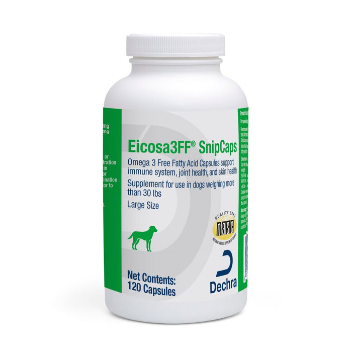 Eicosa3FF SnipCaps Omega 3 Capsules for Dogs & Cats - 015DP-FFACL120 - Large Dogs Over 30 lbs - 120 Count - 4