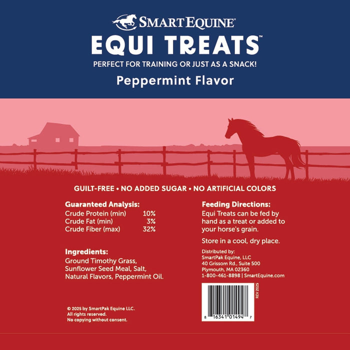 Equi Treats Bite - Sized Pellets for Horses & Ponies - SMAAT - 4 lb - Peppermint - 41