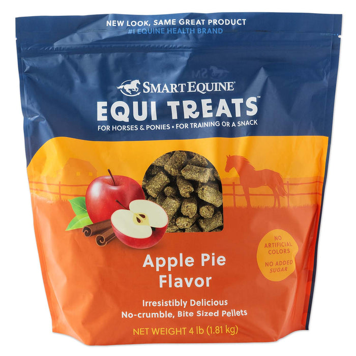 Equi Treats Bite - Sized Pellets for Horses & Ponies - SMABX - 4 lb - Apple Pie - 21