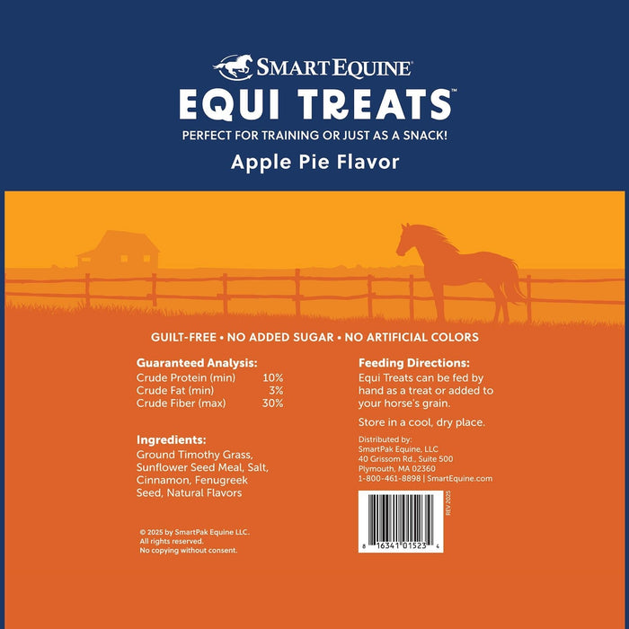 Equi Treats Bite - Sized Pellets for Horses & Ponies - SMADD - 12 oz - Apple Pie - 37