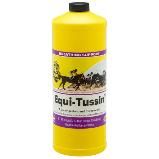 Equi - Tussin 32 oz Decongestant & Expectorant for Horses – Respiratory & Breathing Support with Menthol, Eucalyptus & Peppermint Oils - Jeffers - Animal Health & Wellness > Vitamins & Supplements
