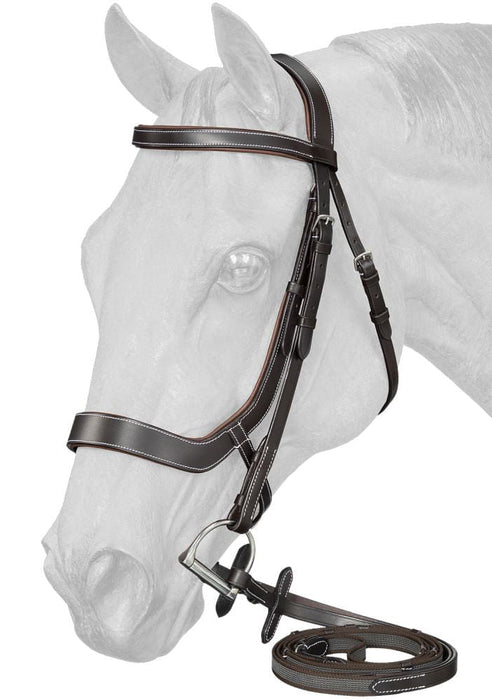 Equitare Cadence Ergonomic Bridle - JTIA75 - Brown - 2