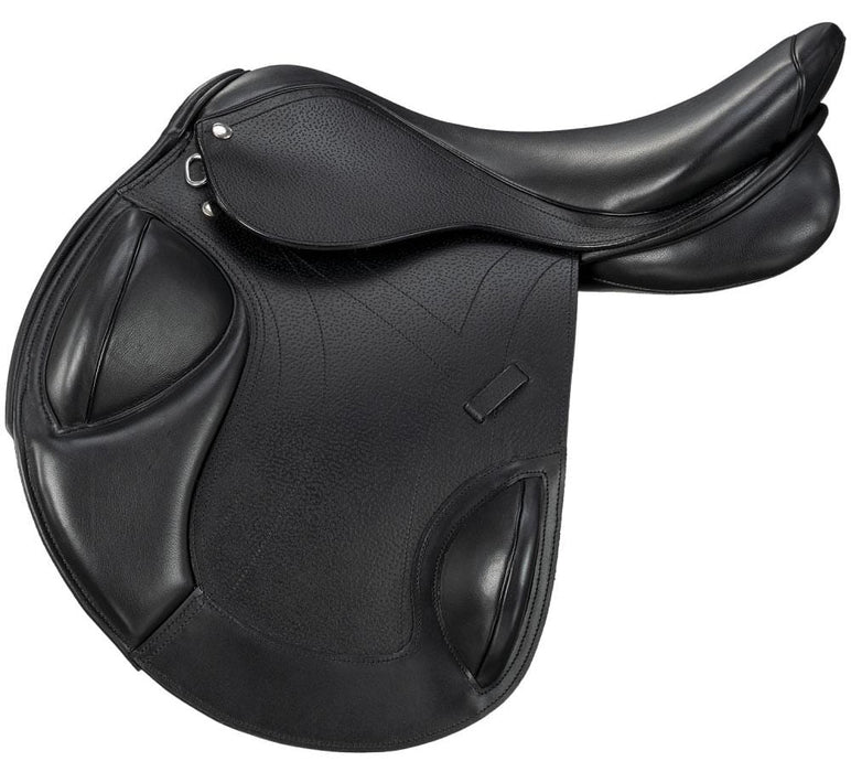 SHIPPING? - Equitare Cadence Eventing Saddle, Black - JTIB31 - Black - 15 in - 1