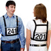 Exhibitor Number Harness, Black - WEAE2 - Small/Medium - 5