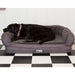 Orthopedic Memory Foam EZ - Wash Fleece Bolster Dog Bed with Waterproof Liner - DDD1H - Medium (35" x 25") - Slate - 4
