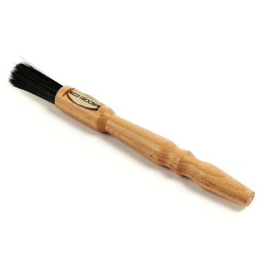 Ezi - Groom Premium Horse Hoof Oil Brush – Beech Wood Handle with Soft Bristles for Hoof Dressing and Care - SEP2C1 - Brown - 1