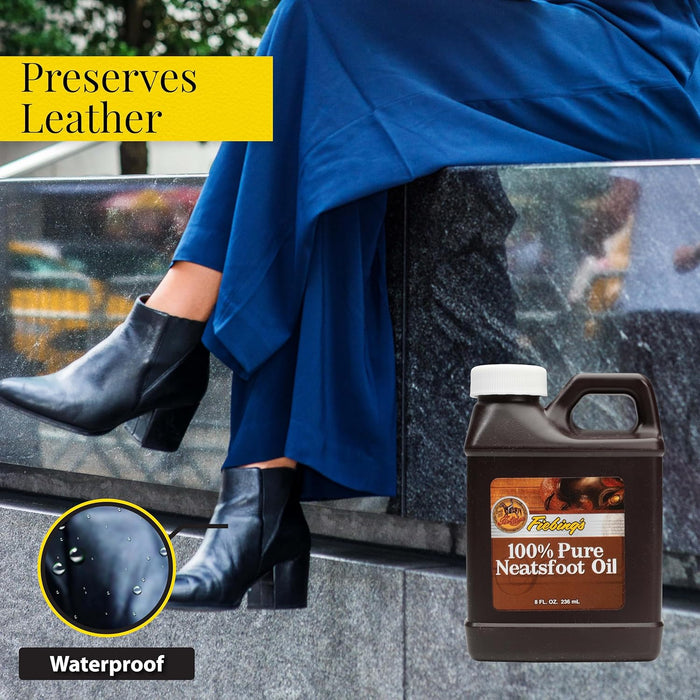 Fiebings 100% Pure Neatsfoot Oil Size 8 oz