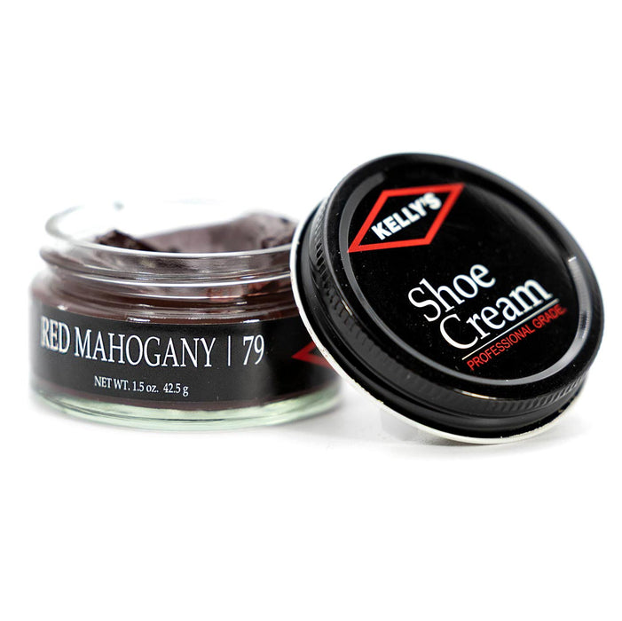 Kellys Shoe Cream 1.5 oz Color Red Mahogany