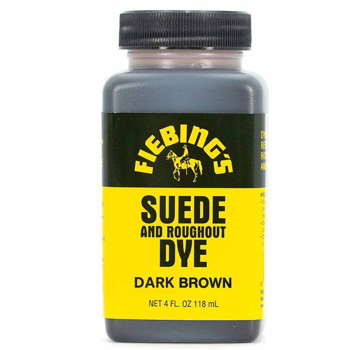 Suede and Roughout Dye 4 oz Color Dark Brown