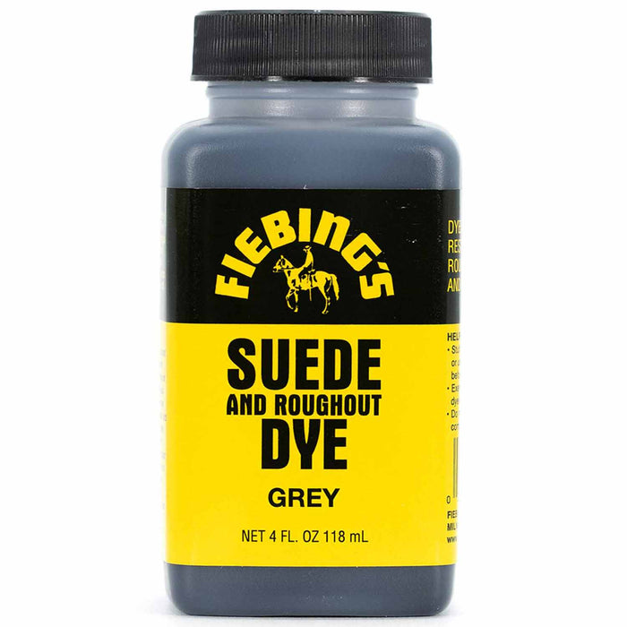 Suede and Roughout Dye 4 oz Color Grey
