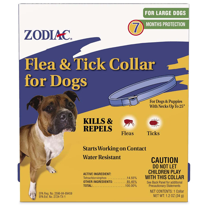 Zodiac Flea & Tick Collar for Dogs - 7 Months of Protection