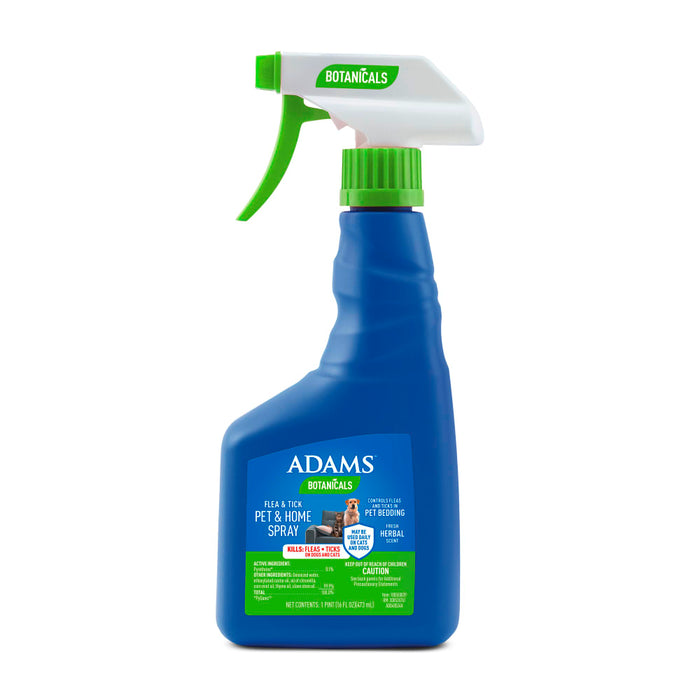 ADAMS Botanicals Flea & Tick Pet & Home Spray, 16 oz