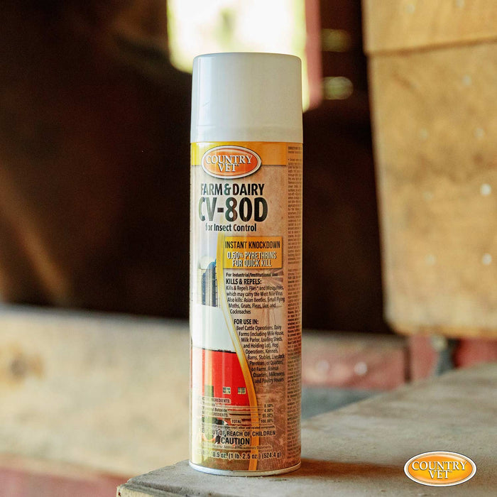 Farm & Dairy CV - 80D Insect Control, 18.5 oz - Q1CA - 6