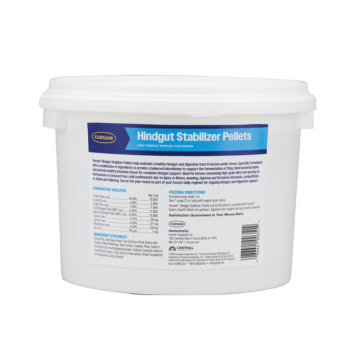 Farnam® Hindgut Stabilizer for Horses, Pellets - V6M7 - 3.75 lbs - 2