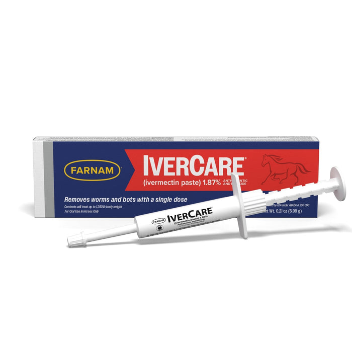 Farnam IverCare (Ivermectin Paste), 1.87%, 0.21 oz - FAAB1 - 0.21oz - Single - 3