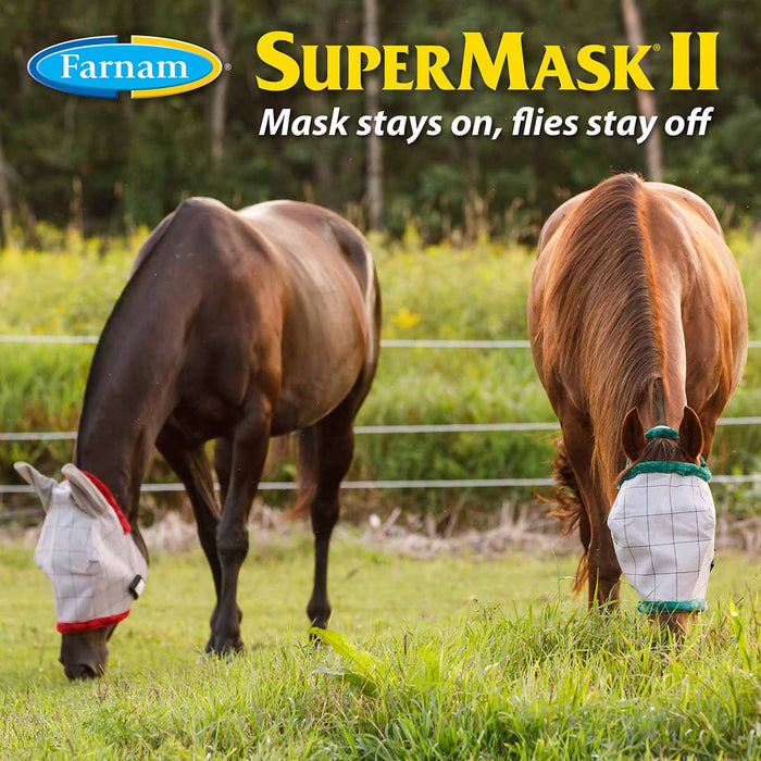 Farnam SuperMask II Classic Horse Fly Mask with Ears - FACX - Arabian - 3