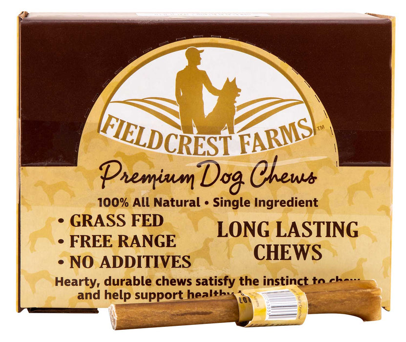Fieldcrest Farms Bully Crunchers All - Natural Single Ingredient Dog Chew Treats - RR3GD - 6" - 30 ct - 4