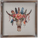 Floral Skull Wall Canvas - JTIA8X - Multi - 1